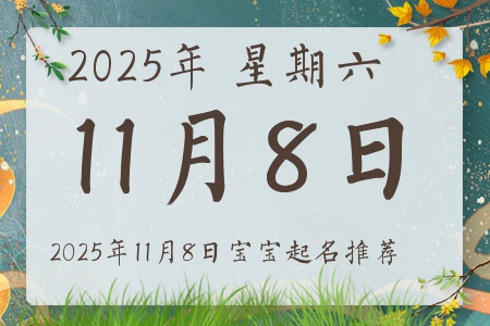 2025年11月8日出生的宝宝五行缺什么
